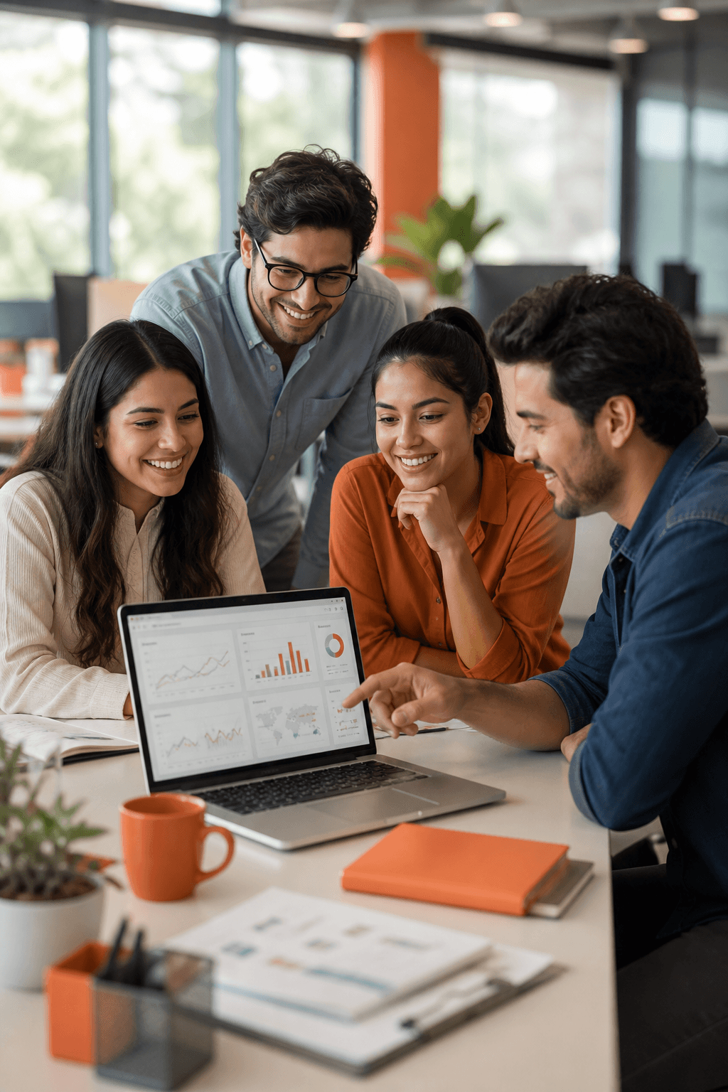 Holistic Marketing: team reviewing ad operations