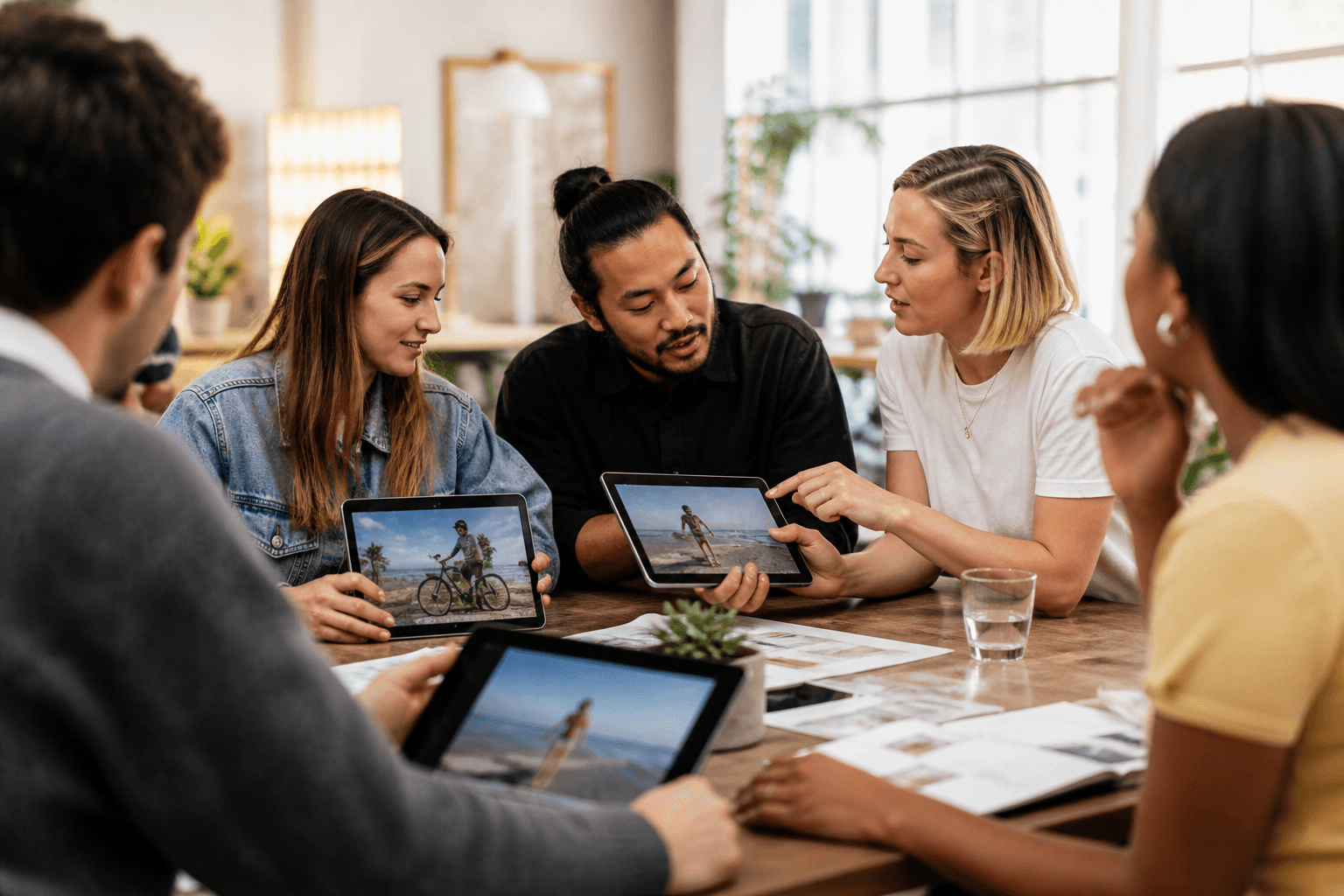 Growth team in a planning session